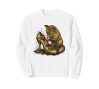 Moody Dark Academia Woodland Fox with High Heel Shoe Sweatshirt