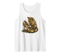 Moody Dark Academia Woodland Fox with High Heel Shoe Tank Top