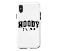 Moody Established 7am Coffee Lover Funny Quote Design Case for iPhone X/XS