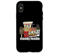 Moody Foodie Funny Food Eating Hungry Graphic Design Print Case for iPhone X/XS
