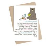 Moody Menopause with A Moustache Greeting Card by Dandelion Stationery Cards WW706