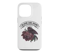 Moody Moth Bloom & Doom Gothic Elegance Vintage Style Case for iPhone 13 Pro