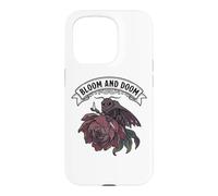Moody Moth Bloom & Doom Gothic Elegance Vintage Style Case for iPhone 15 Pro