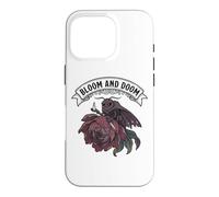 Moody Moth Bloom & Doom Gothic Elegance Vintage Style Case for iPhone 16 Pro