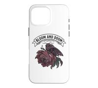 Moody Moth Bloom & Doom Gothic Elegance Vintage Style Case for iPhone 16 Pro Max