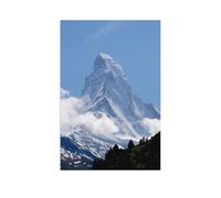 Moody skies over the Matterhorn - Zermatt，1000 Piece Paper Puzzle for An Unforgettable Family Activity - Suitable for All Ages（38x26cm）-AR55