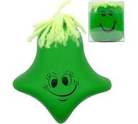 Moody Smiley Face Stress Ball, Stretchy Moulding Dough Fidget Toy, Sensory Anti-Stress Squeeze Ball for Autism, ADHD, Anxiety, 3+ Years - Green