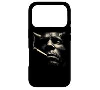 Moody Smoking Man Face Cigarette Portrait Vibe Case for iPhone 17 Pro