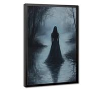 Moody Victorian Poster, Dark Decor Aesthetic Canvas Poster Wall Art Decor Print Picture Paintings for Living Room Bedroom Decoration 8" L X 12" W