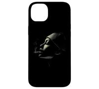 Moody Woman Smoking Profile Dark Noir Aesthetic Case for iPhone 14 Plus