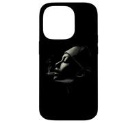 Moody Woman Smoking Profile Dark Noir Aesthetic Case for iPhone 14 Pro