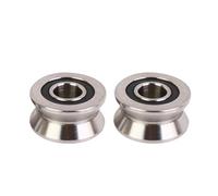 MOOEDJKL 10PCS Mixed Wheel Over Line with Groove Bearing V6001 12X28X8MM Pulley V Groove Type(V6001-3-0.8)