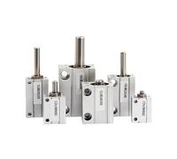 MOOEDJKL 1pcs CUJB/CDUJB6/8/10 Small Pneumatic Free Installation Cylinder Bore 6mm 8mm 10mm Stroke 4/6/8/10/15/20/25/30mm(Stroke 10dmm-s,Bore 8mm(CDUJB8))
