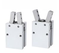 MOOEDJKL MHC2 10D 16D 20D 25D 32D Double Acting Pneumatic Gripper SMC Type Angular Style Aluminium Clamps Air Cylinder(MHC2-25D)