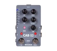 MOOER CAB X2 Dual Footswitch Cab Sim IR Loading Stereo Cabinet Simulation Pedal with 14 Presets Slots Supporting Software Editing