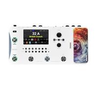 MOOER GE1000 Li White Guitar Mutieffects Pedal Dual Effects Chains Processor with AI Equalization, 5" Touch Screen, 300+ Effects, Third-brand IRs, Stereo Sound Out Put, XLR, MIDI Port, Guitar/Bass