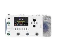 MOOER GE1000 White Guitar Mutieffects Pedal Dual Effects Chains Processor with AI Equalization, 5" Touch Screen, 300+ Effects, Third-brand IRs, Stereo Sound Out Put, XLR, MIDI Port, Guitar/Bass