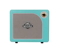 MOOER Guitar Amplifier, Practice Combo Amp 15W for Electric Guitar and Bass, Small Desktop with Bluetooth, Aux in/Out- Hornet Green