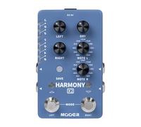 MOOER Harmonizer Guitar Effects Pedal up to 12 Pitches Each Pitch has 11 Harmony Modes Professional Stereo for Electric Guitar and Bass (X2)