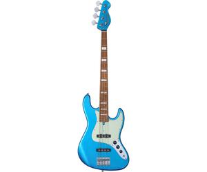 Mooer MBJ410 Metal Blue electric bass guitar with gig bag