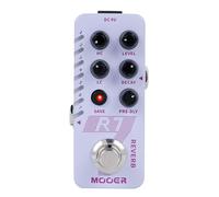 MOOER R7 Guitar Reverb Pedal, 7 Different, Rich and Classic Reverb Types With High Cut, Low Cut, Trail On Function, Buffer Bypass, Storable preset