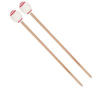 Moofey 1 Pair Marimba Mallets, Wool Yarn Head Xylophone Mallets with Maple Handle, Marimba Instrument for Percussion Playing
