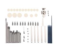 Moofey Clarinet Repair Kit, Clarinet Maintanance Tools, Musical Instrument Accessory Set with Rollers, Springs, Fixing Screws, Spring Needles, Pads