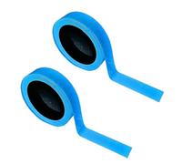 Mooff 2Pcs Blue Glow in The Dark Tape,Fluorescent Spike Sticker for Stairs Walls Steps Safetys Exits Sign Warning Tape Self-Adhesive Luminous Tapes Safety Warning Safety Signs and Signals(9.8 FT)