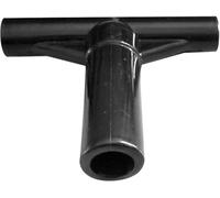 Mooff Black T Shaped Pipe Sleeve Trampoline Enclosure Pole End Caps Accessories T Tube Replacement Trampoline Pole Cover for Workout Yard Parts Trampoline Parts