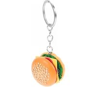 Mooff Hamburger Simulation Cheeseburger Pendant Key Chain Key Ring Pendant Hamburger Handmade Jewelry for Hanging on Bag Key Women's Novelty Keychains Accessories, Car Keychain, Bobs Burgers Keychai