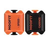 moofit CS8 Cycling Speed Sensor and Cadence Sensor, Bluetooth & ANT+ Wireless Speed, Distance Sensor and Cadence Sensor with IP67 Waterproof Low Energy Technology, Orange