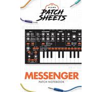 Moog Messenger Blank Patch Sheets Notebook: Become a more organized songwriter with this Blank Patch Sheet notebook so you can spend more time creating and less time forgetting.