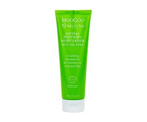 MooGoo Baby Soothing Moisturiser Nut Oil Free - Gentle & Hypoallergenic with 10% MSM for Sensitive, Irritated & Delicate Skin, Paediatrician Approved, for All Ages, 120g / 4.2 oz.