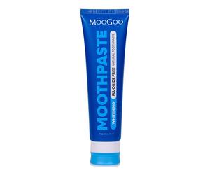 MooGoo Moothpaste - Whitening Fluoride Free Natural Toothpaste with Hydroxyapatite. SLS-Free, Vegan.