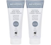 MooGoo Skin Milk Udder Cream - Lightweight Moisturiser for Sensitive, Dry, Irritated Skin - Face & Body, All Ages Including Babies - 200 g (Pack of 2)