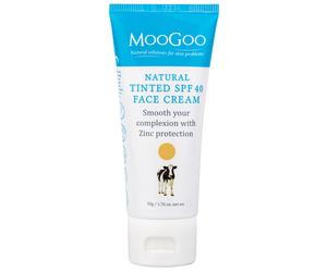 MooGoo Tinted SPF40 Face Cream - 50g