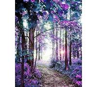 Moohue Counted Cross Stitch Patterns for Adults Beautiful Waterfall View Cross Stitch Kits for Adults