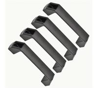 MOOILKO 4PCS Black Plastic Door Grab Handles Replacement for Motorhome Caravan Boats Handle RV Accessories Cabin Interior