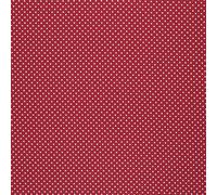 Mook Fabrics Cotton 2023 Christmas Merry & Sweet Polka Dot, Bright Red 15 Yard Bolt