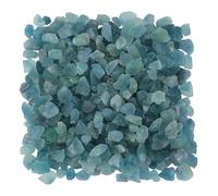 mookaitedecor 0.5lb/ 230g Natural Blue Fluorite Rough Stones Raw Crystal Stones for Tumbling, Gemstone Jewelry Making Reiki Gift Home Decor, Bulk Crystal Rocks for Aquarium Fish Tank Decor 10-33 mm
