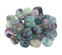 mookaitedecor 1lb/460g Fluorite Tumble Stones and Crystals Bulk Irregular Rocks Small Decorative Stones for Vase Plant Pot Fish Tank Bonsai Decor Reiki Healing Crystal Gifts Stones for Crafting