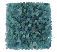 mookaitedecor 1lb/ 460g Natural Blue Fluorite Rough Stones Raw Crystal Stones for Tumbling, Gemstone Jewelry Making Reiki Gift Home Decor, Bulk Crystal Rocks for Aquarium Fish Tank Decor 10-33 mm