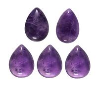 mookaitedecor 5pcs Natural Crystal Cabochons for Jewellery Making Crafting