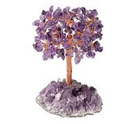 mookaitedecor Crystal Bonsai Money Tree With Cluster Base