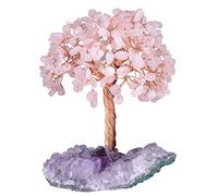 mookaitedecor Crystal Bonsai Money Tree With Cluster Base