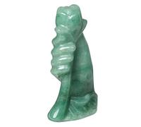 mookaitedecor Healing Crystal Hand Holding a Rose Figurine
