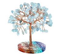 mookaitedecor Healing Crystal Tree Life Ornament for Home Office Decor