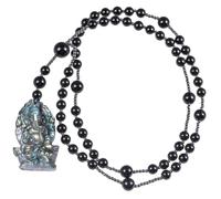 mookaitedecor Natural Labradorite Crystal Pendant Necklace for Women Men