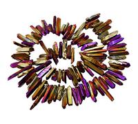 mookaitedecor Natural Quartz Crystal Points for Jewellery Making