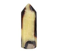 mookaitedecor Natural Septarian Crystal Wand Tower Ornament for Decor